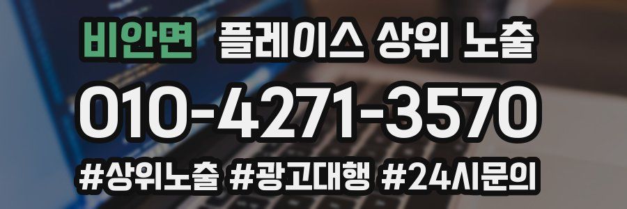비안면 플레이스 상위 노출