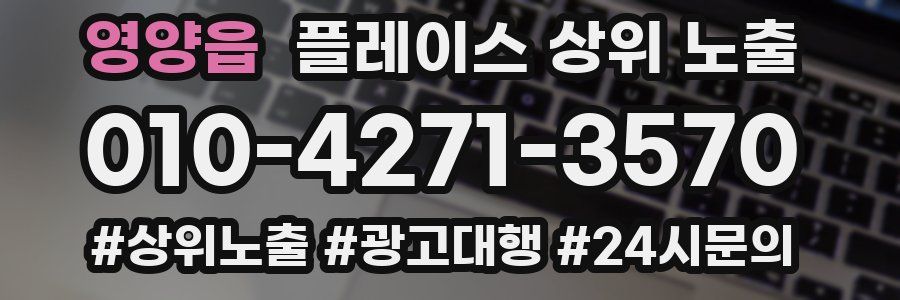 영양읍 플레이스 상위 노출