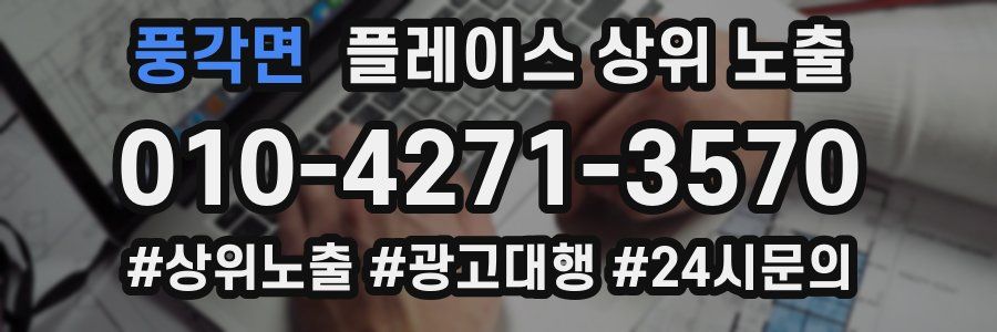 풍각면 플레이스 상위 노출