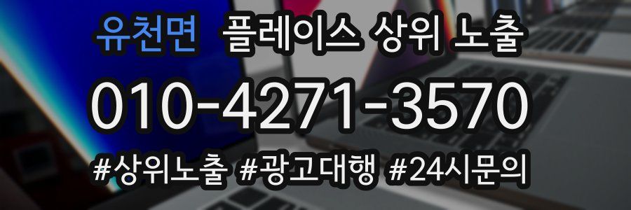 유천면 플레이스 상위 노출