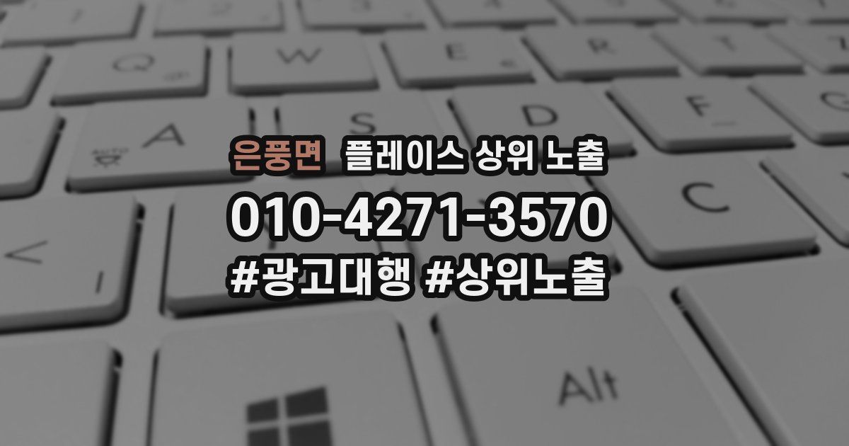 은풍면 플레이스 상위 노출