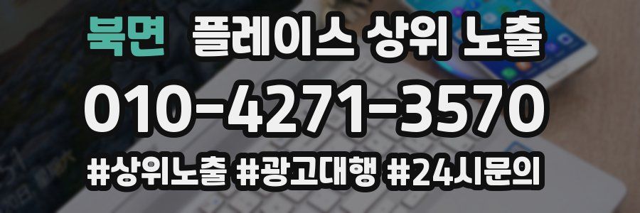 북면 플레이스 상위 노출