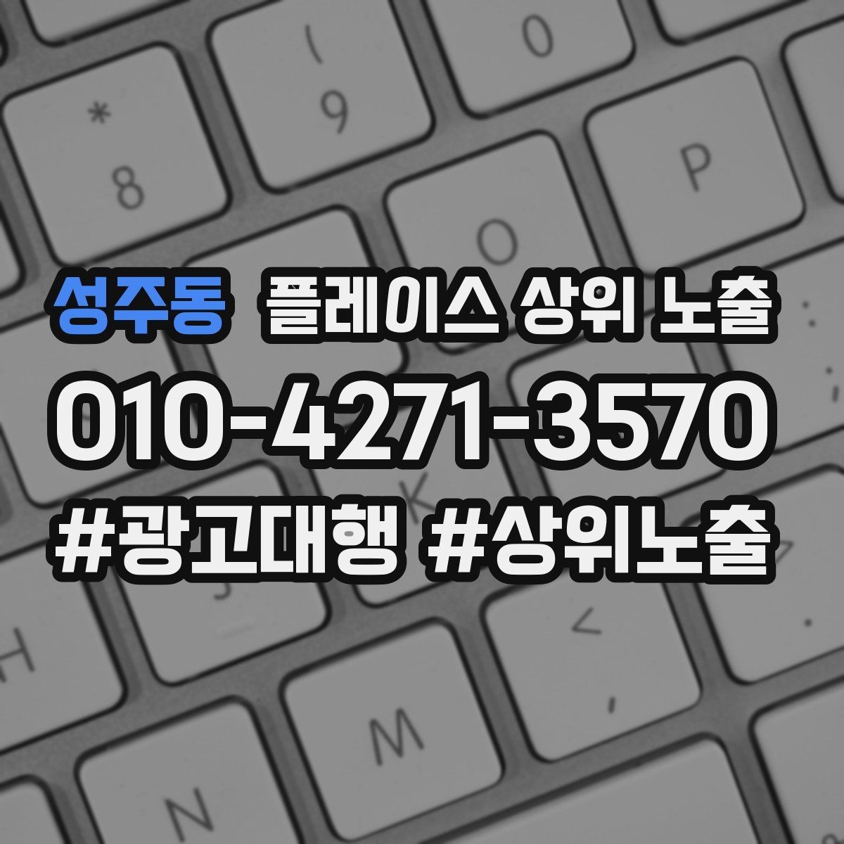 성주동 플레이스 상위 노출 예산이 적을수록 정리가 먼저인 이유