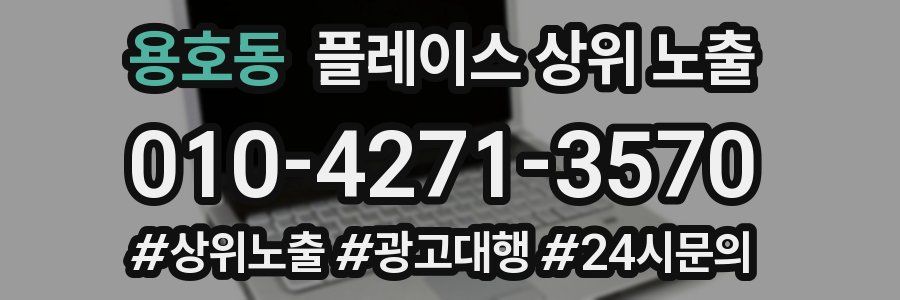 용호동 플레이스 상위 노출