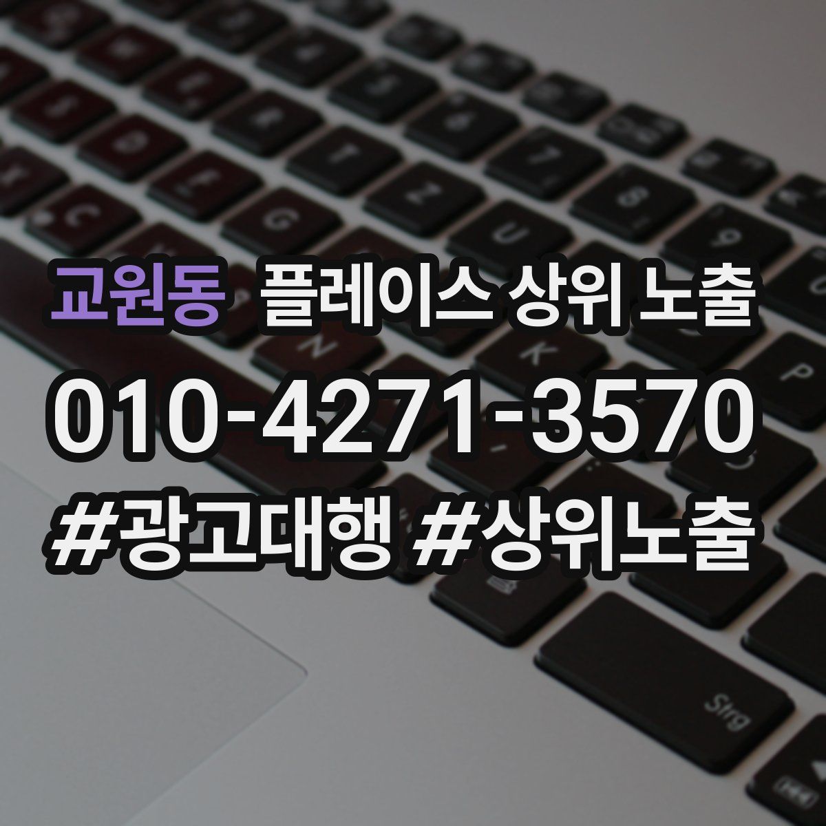 교원동 플레이스 상위 노출