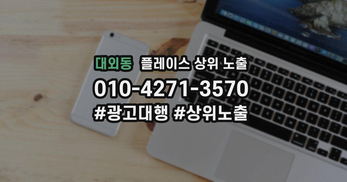 대외동 플레이스 상위 노출