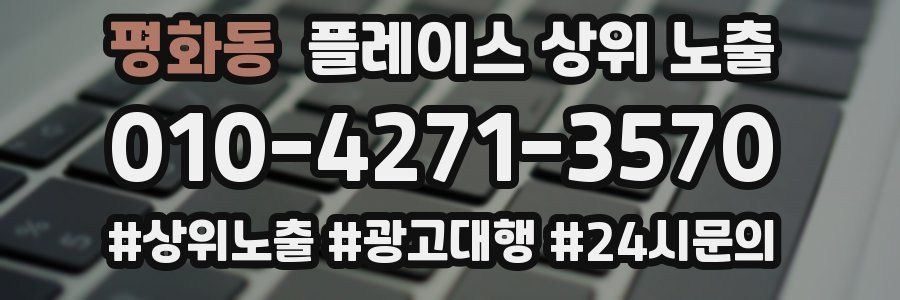 평화동 플레이스 상위 노출