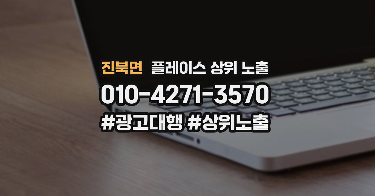 진북면 플레이스 상위 노출