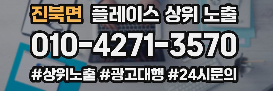 진북면 플레이스 상위 노출