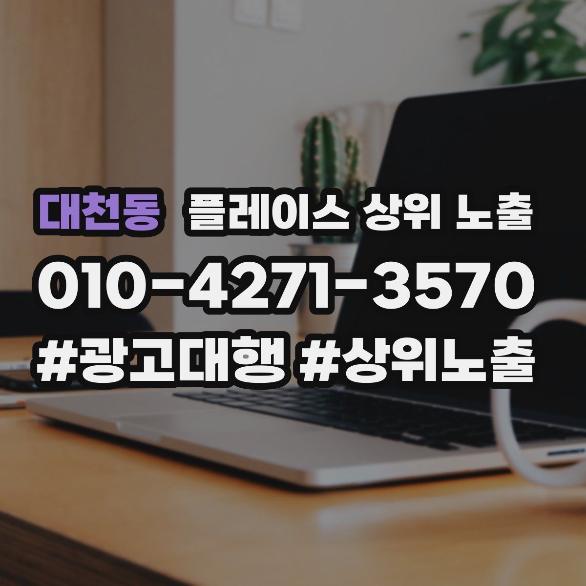 대천동 플레이스 상위 노출