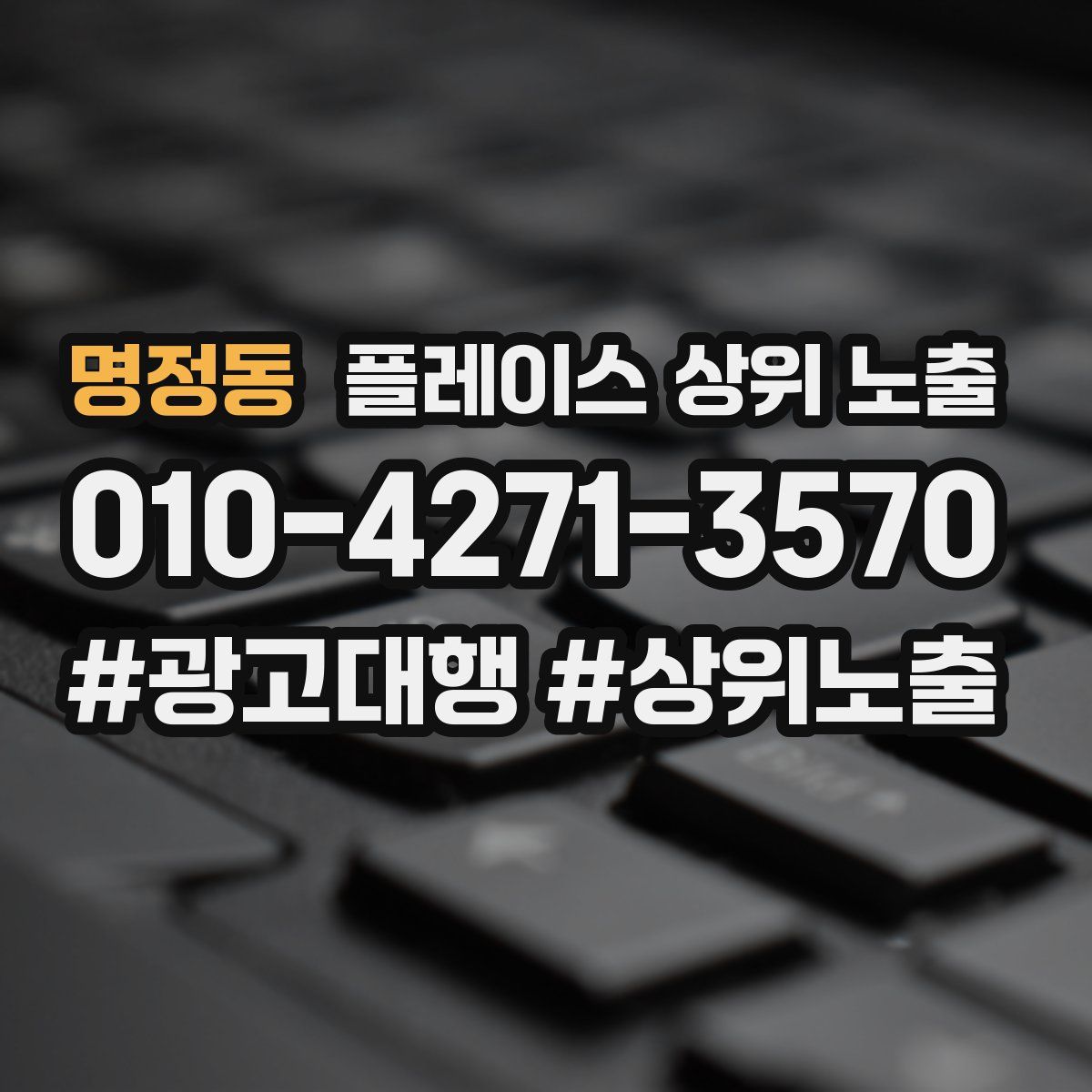 명정동 플레이스 상위 노출