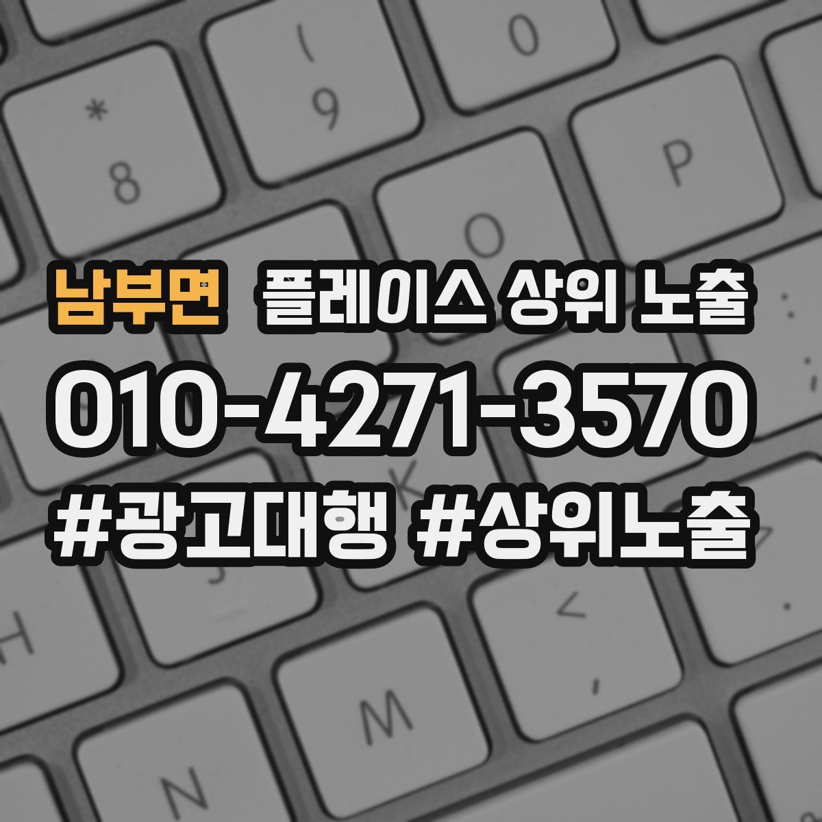 남부면 플레이스 상위 노출