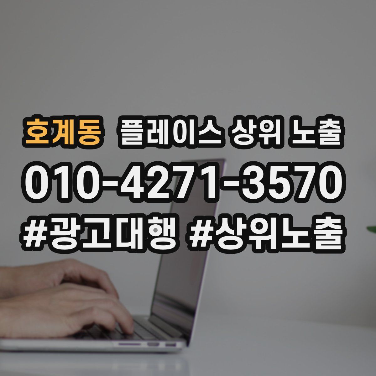 호계동 플레이스 상위 노출