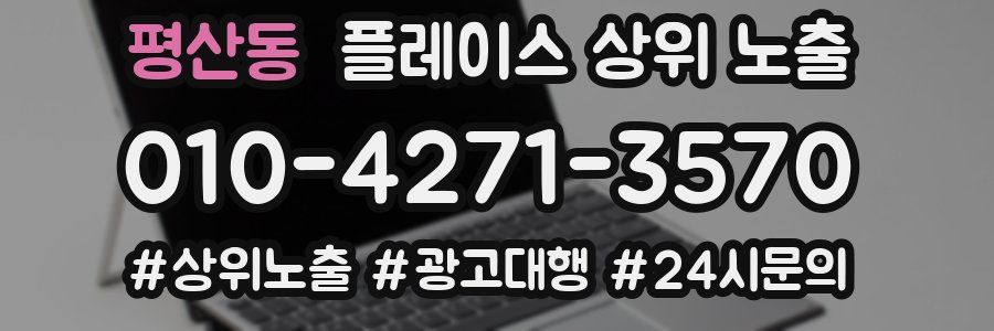 평산동 플레이스 상위 노출