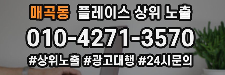 매곡동 플레이스 상위 노출