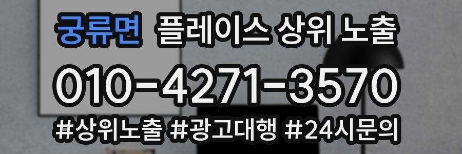 궁류면 플레이스 상위 노출