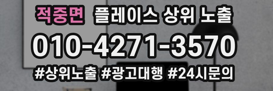 적중면 플레이스 상위 노출