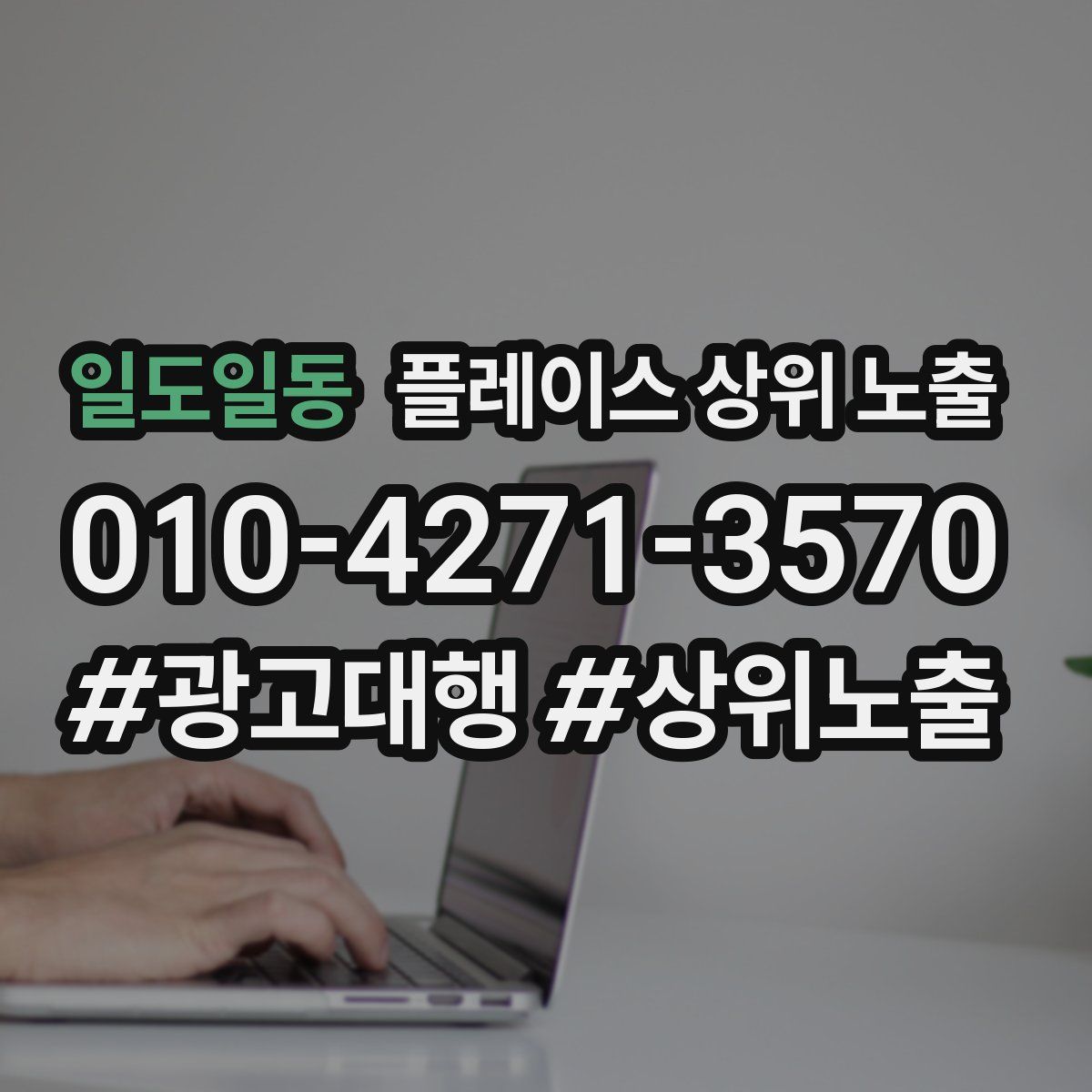 일도일동 플레이스 상위 노출