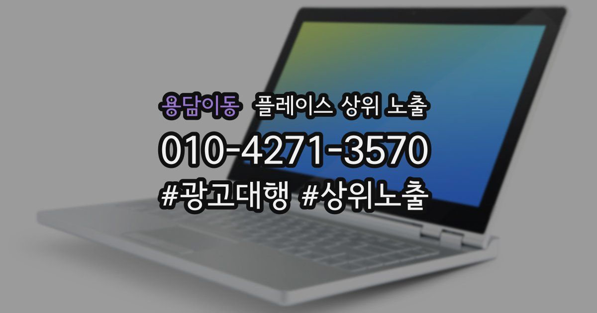 용담이동 플레이스 상위 노출