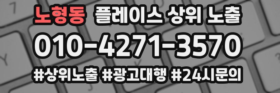 노형동 플레이스 상위 노출