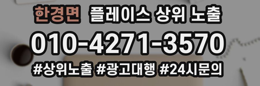 한경면 플레이스 상위 노출