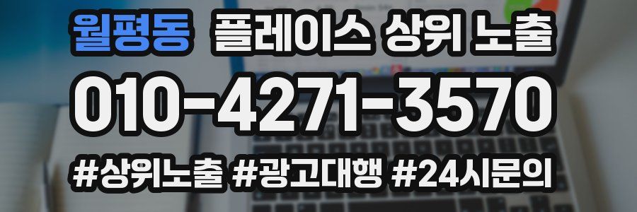 월평동 플레이스 상위 노출