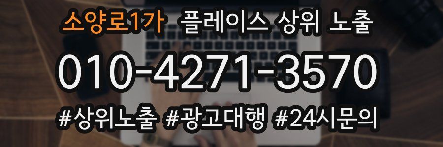 소양로1가 플레이스 상위 노출