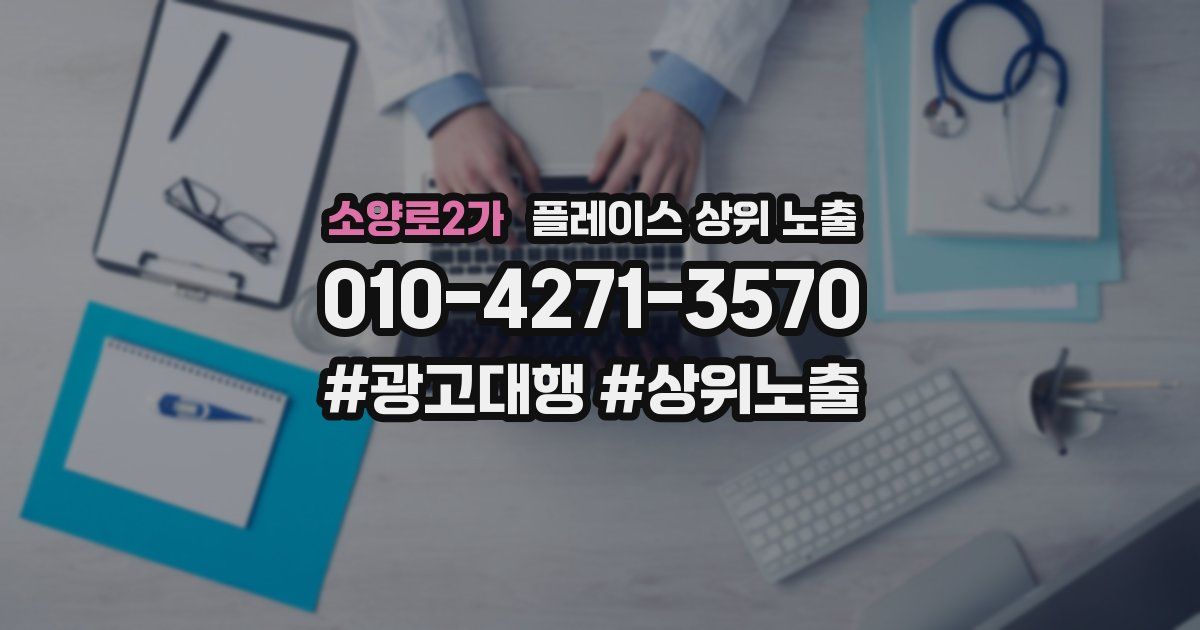 소양로2가 플레이스 상위 노출