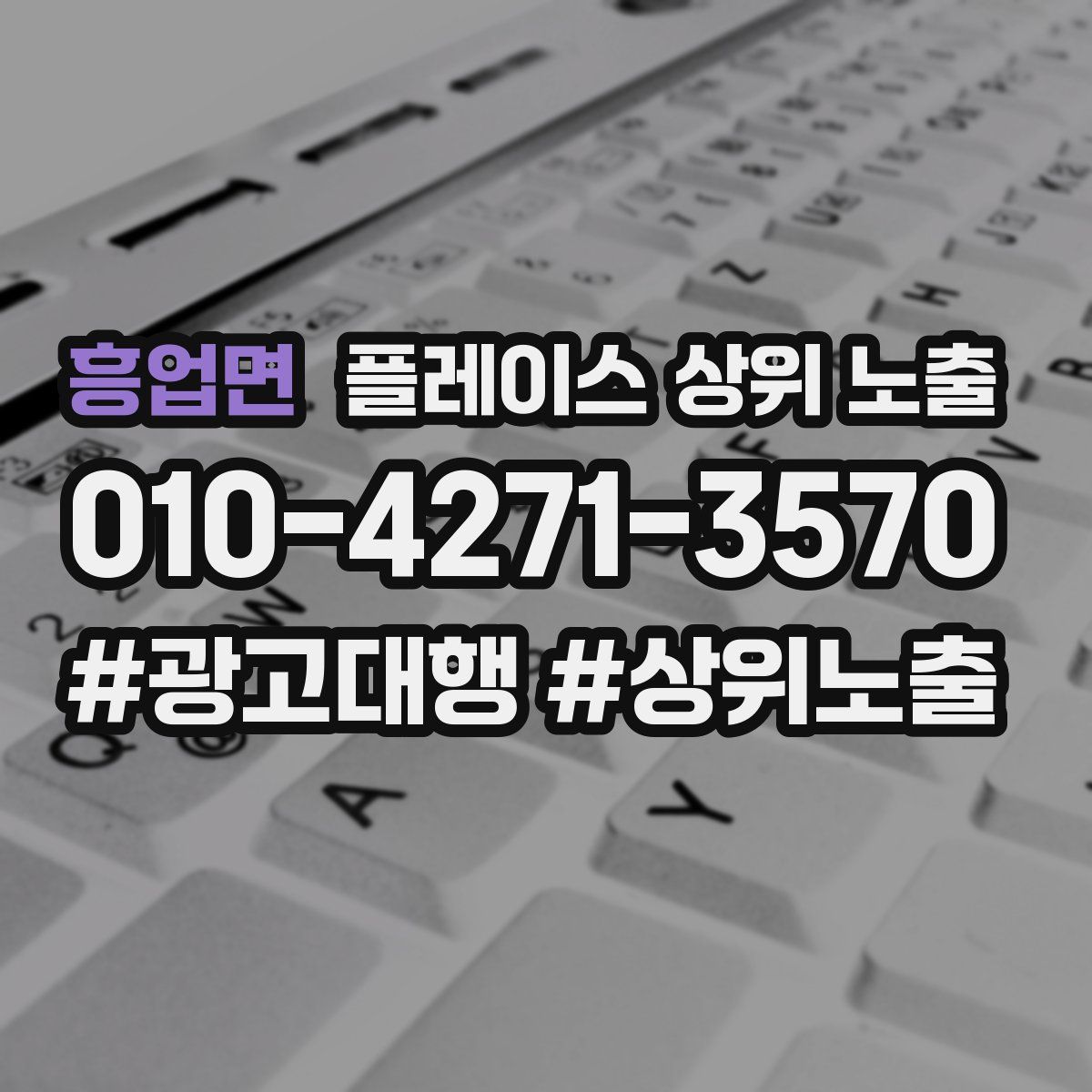 흥업면 플레이스 상위 노출