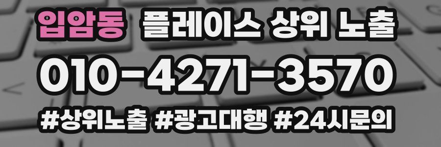 입암동 플레이스 상위 노출