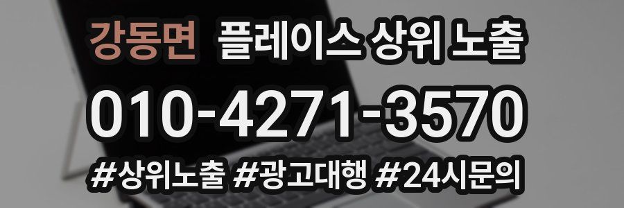 강동면 플레이스 상위 노출
