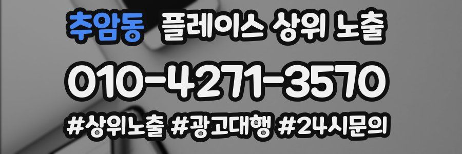 추암동 플레이스 상위 노출