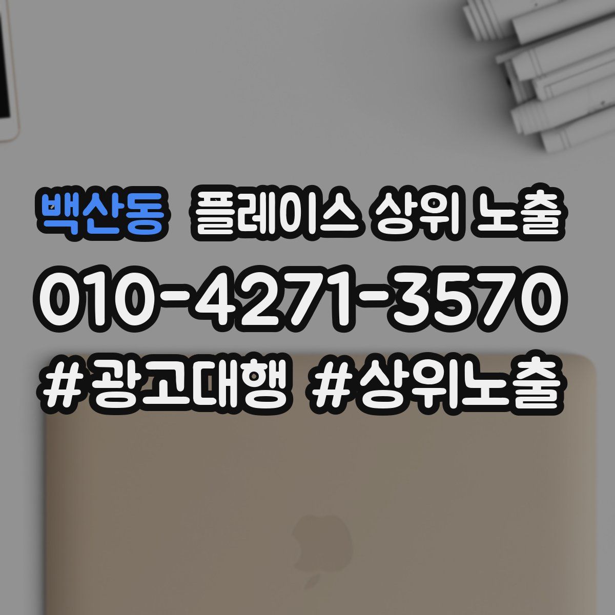 백산동 플레이스 상위 노출