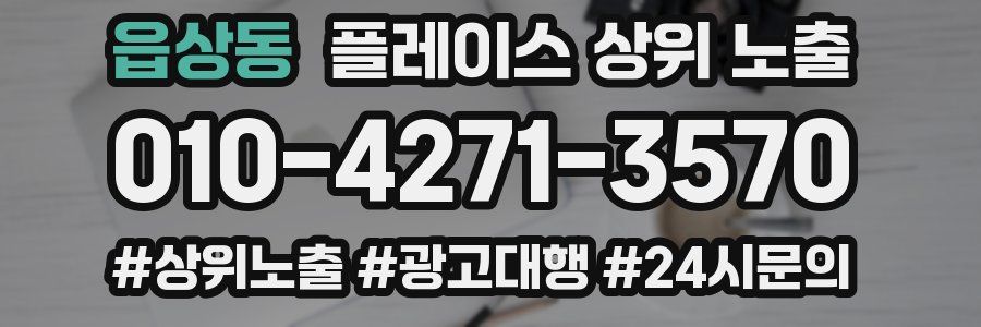 읍상동 플레이스 상위 노출