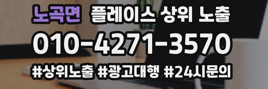 노곡면 플레이스 상위 노출