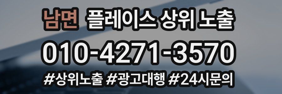 남면 플레이스 상위 노출