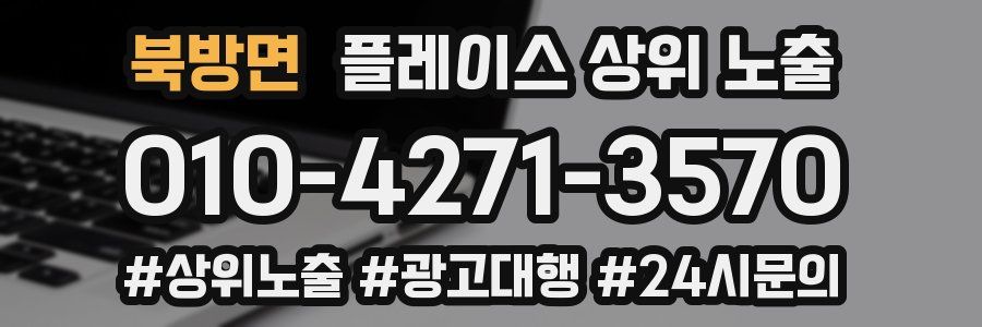북방면 플레이스 상위 노출