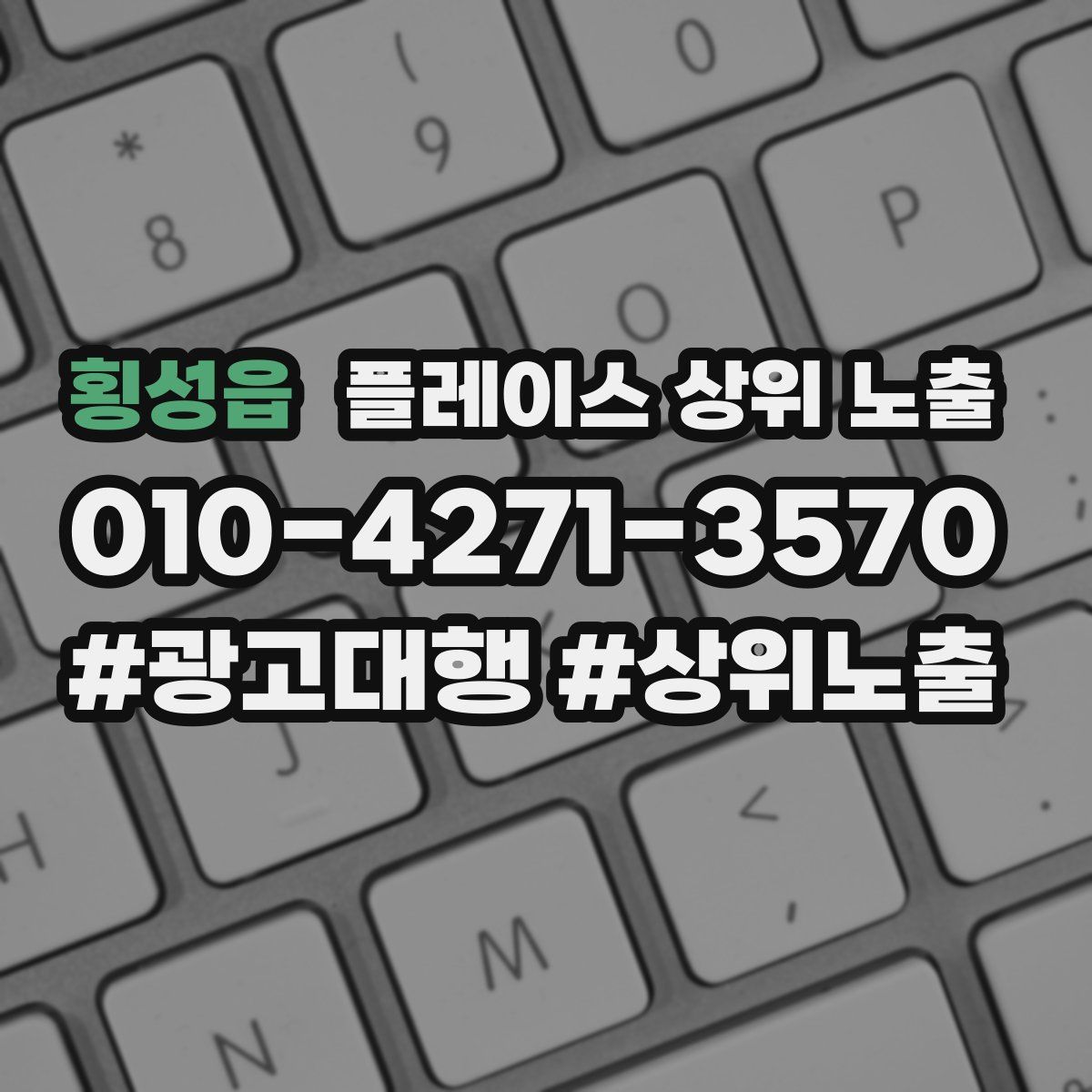 횡성읍 플레이스 상위 노출