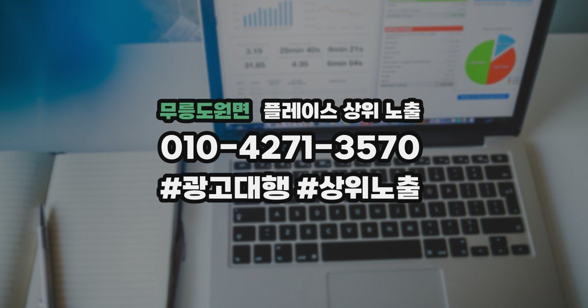 무릉도원면 플레이스 상위 노출