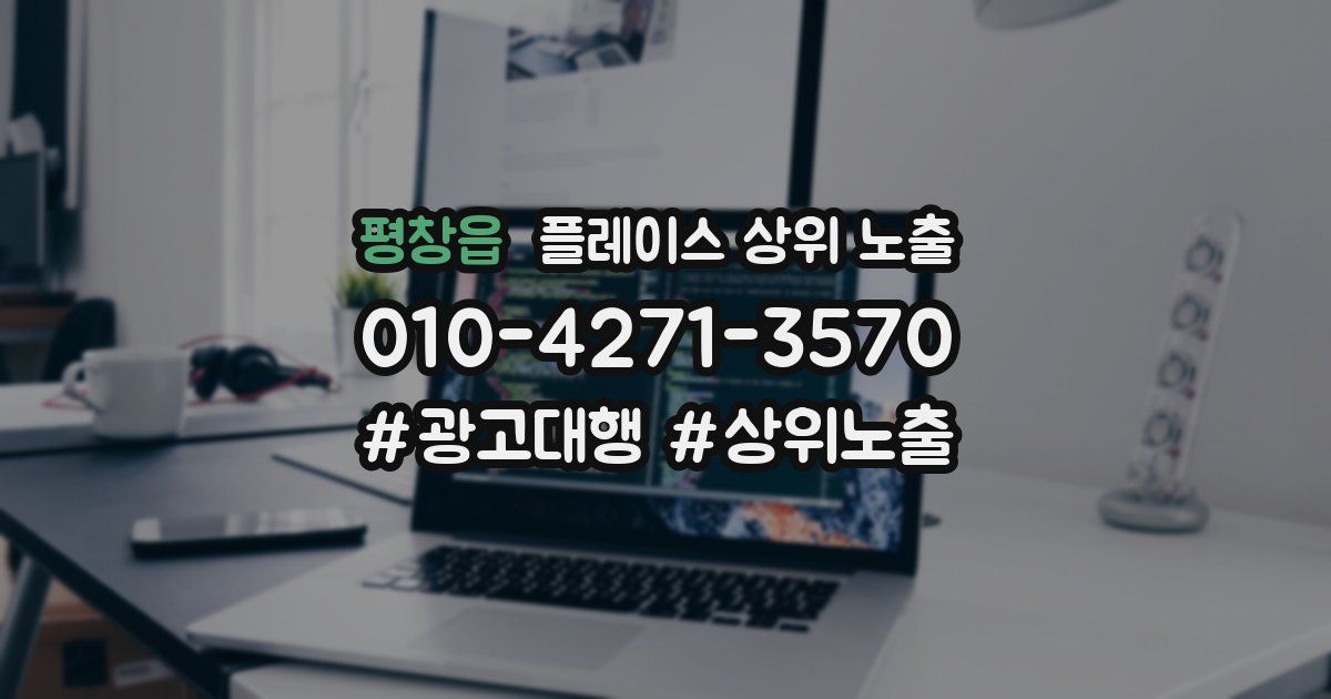 평창읍 플레이스 상위 노출