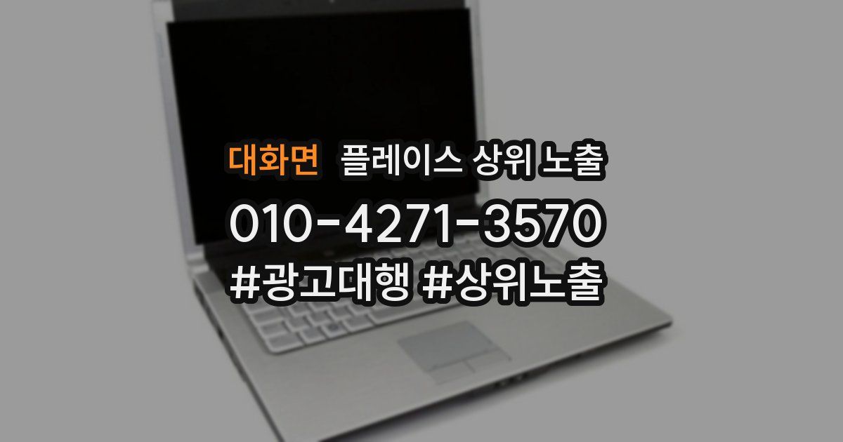 대화면 플레이스 상위 노출