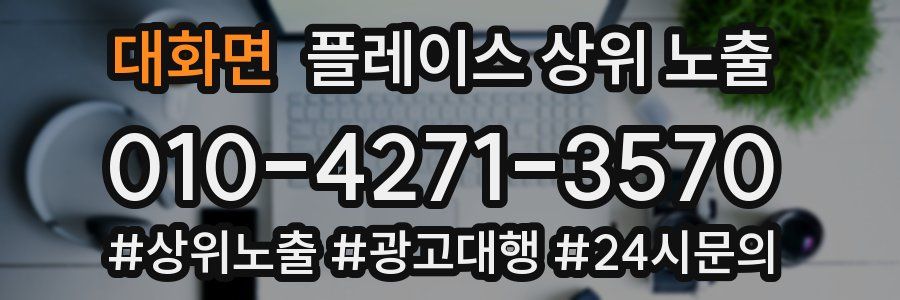 대화면 플레이스 상위 노출