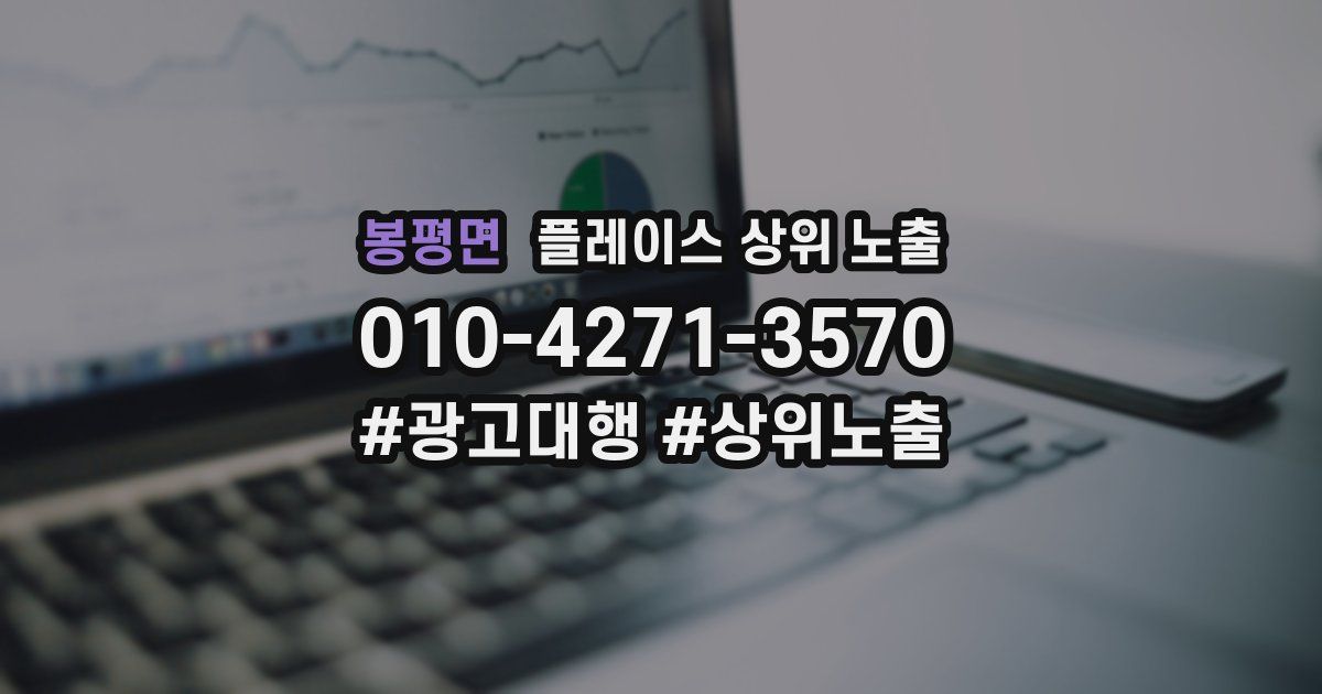 봉평면 플레이스 상위 노출