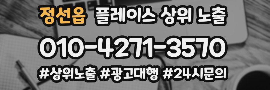정선읍 플레이스 상위 노출