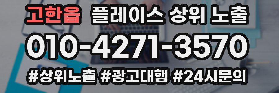 고한읍 플레이스 상위 노출