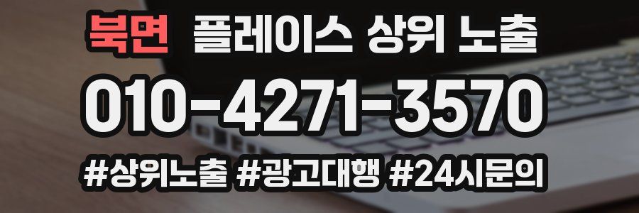 북면 플레이스 상위 노출