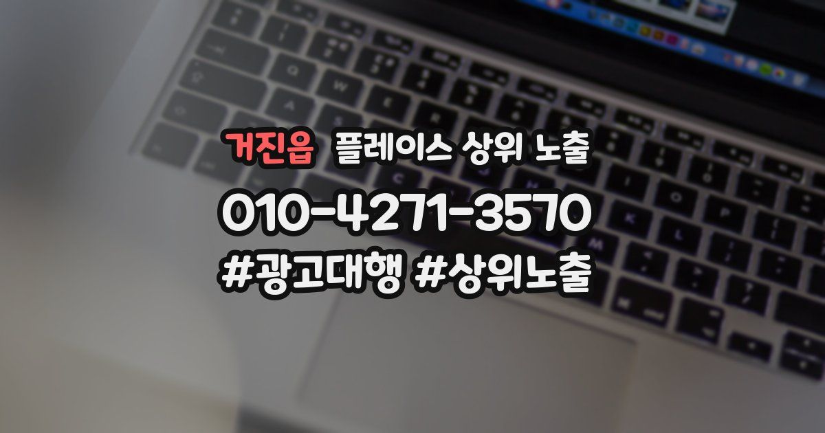 거진읍 플레이스 상위 노출