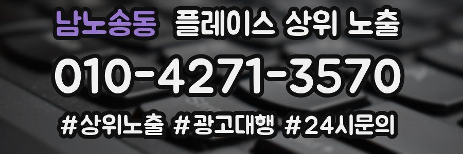 남노송동 플레이스 상위 노출