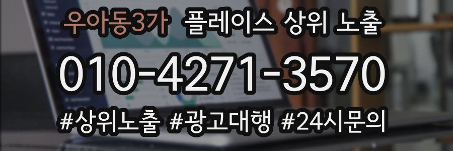우아동3가 플레이스 상위 노출
