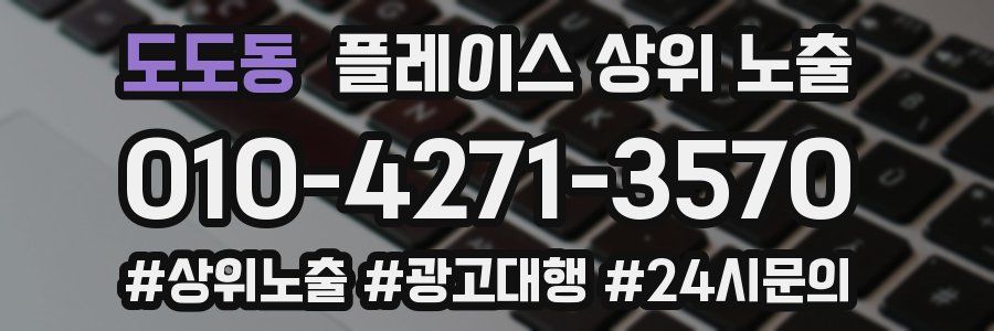 도도동 플레이스 상위 노출